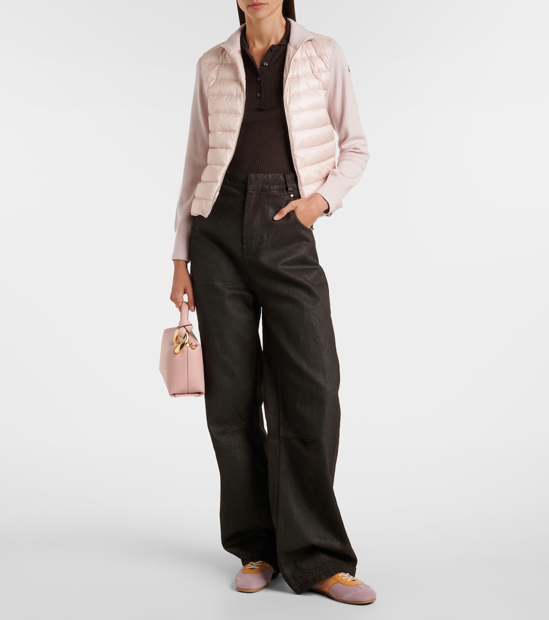 Down-paneled virgin wool cardigan | Moncler