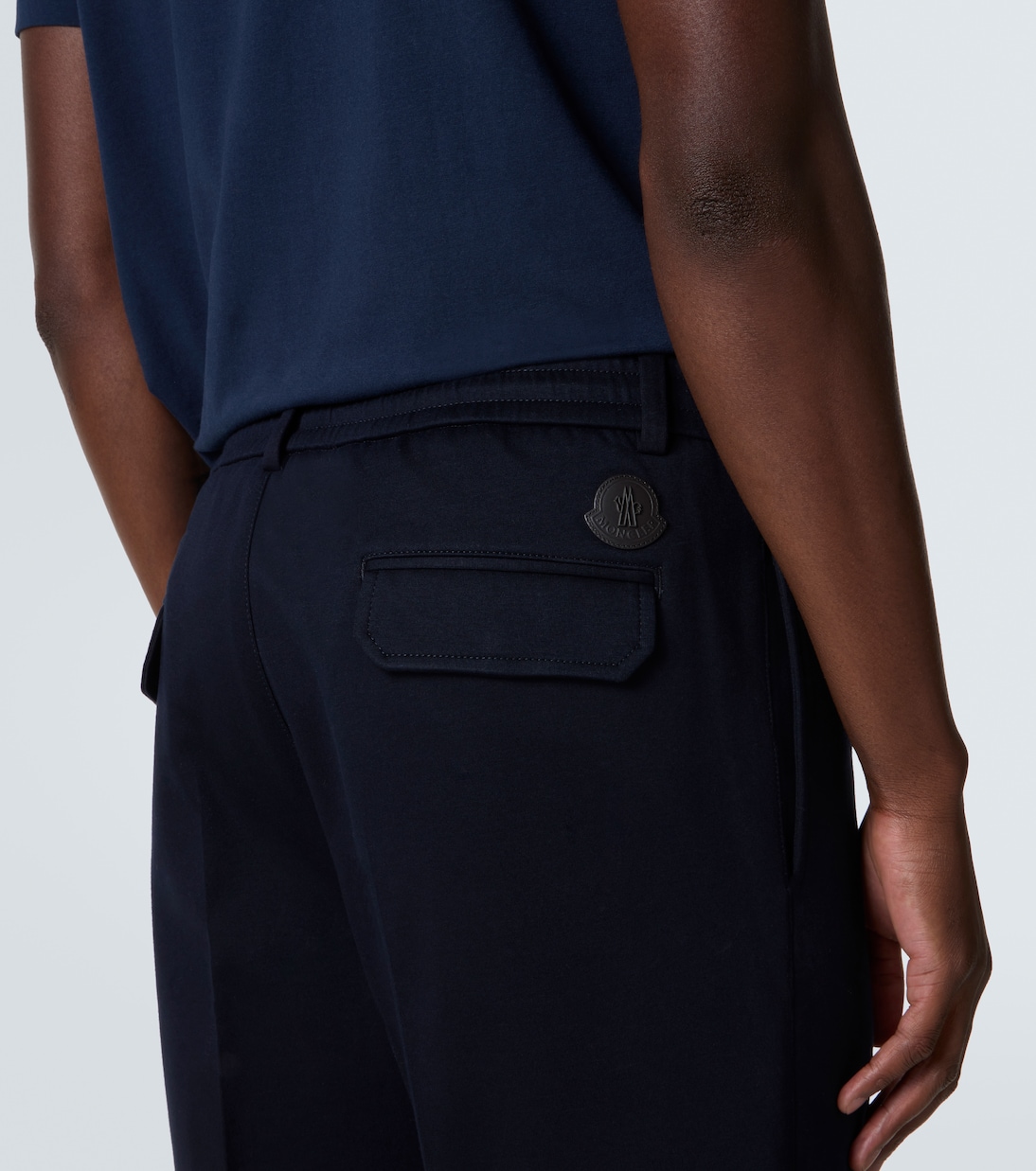 Pantalon slim en coton mélangé | Moncler