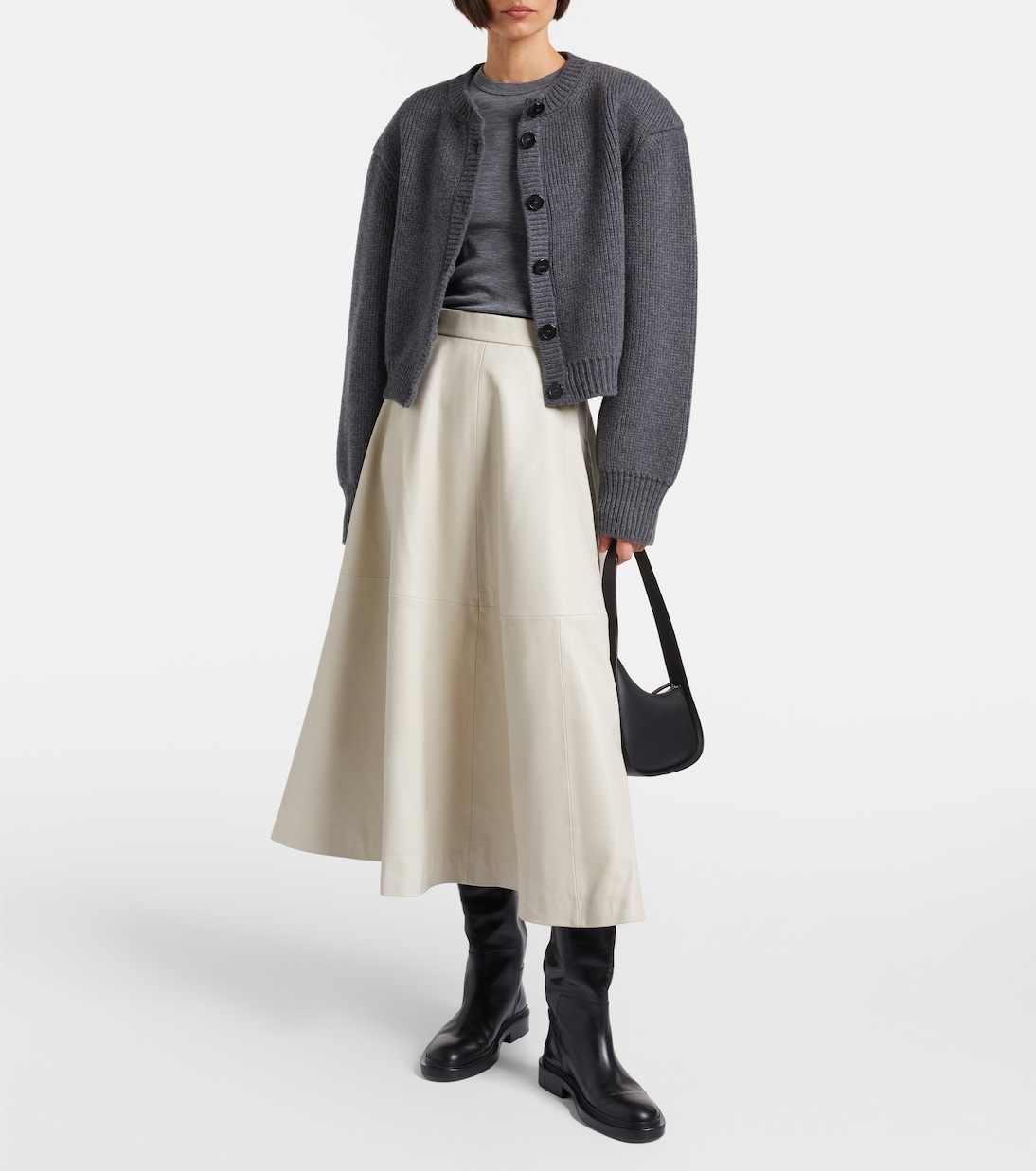 Maxirock aus Leder  | Róhe