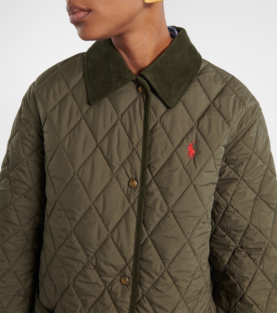 Steppjacke mit Cord | Polo Ralph Lauren