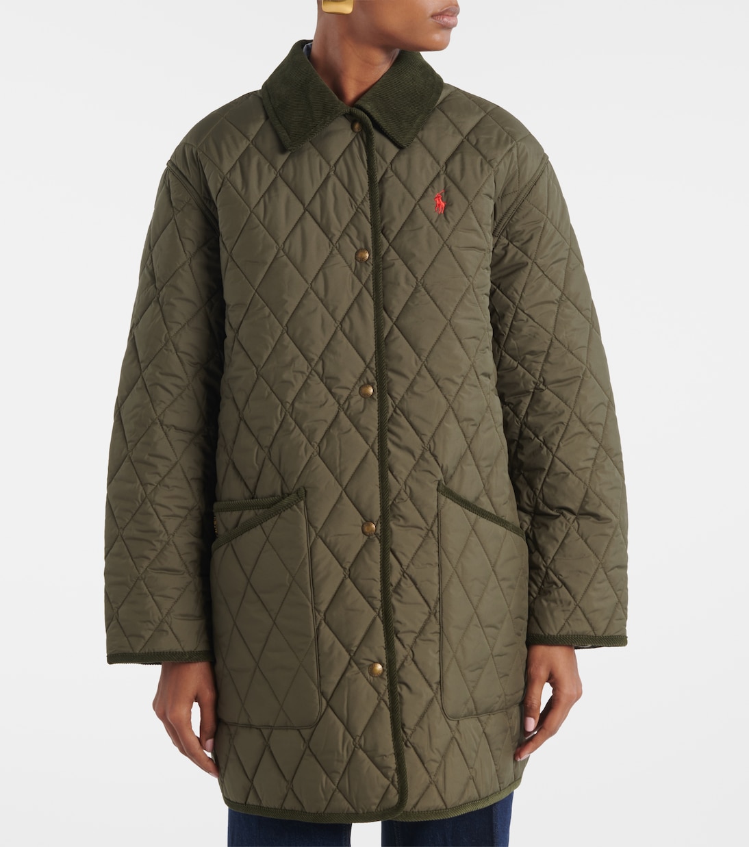 Steppjacke mit Cord | Polo Ralph Lauren