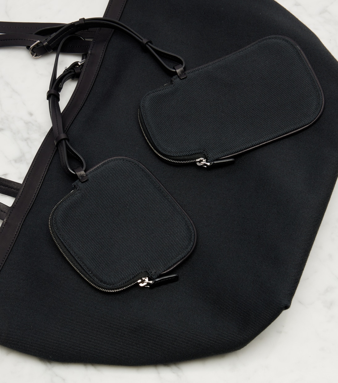 Wendbare Tote Bag Park Three Stitch mit Leder | The Row