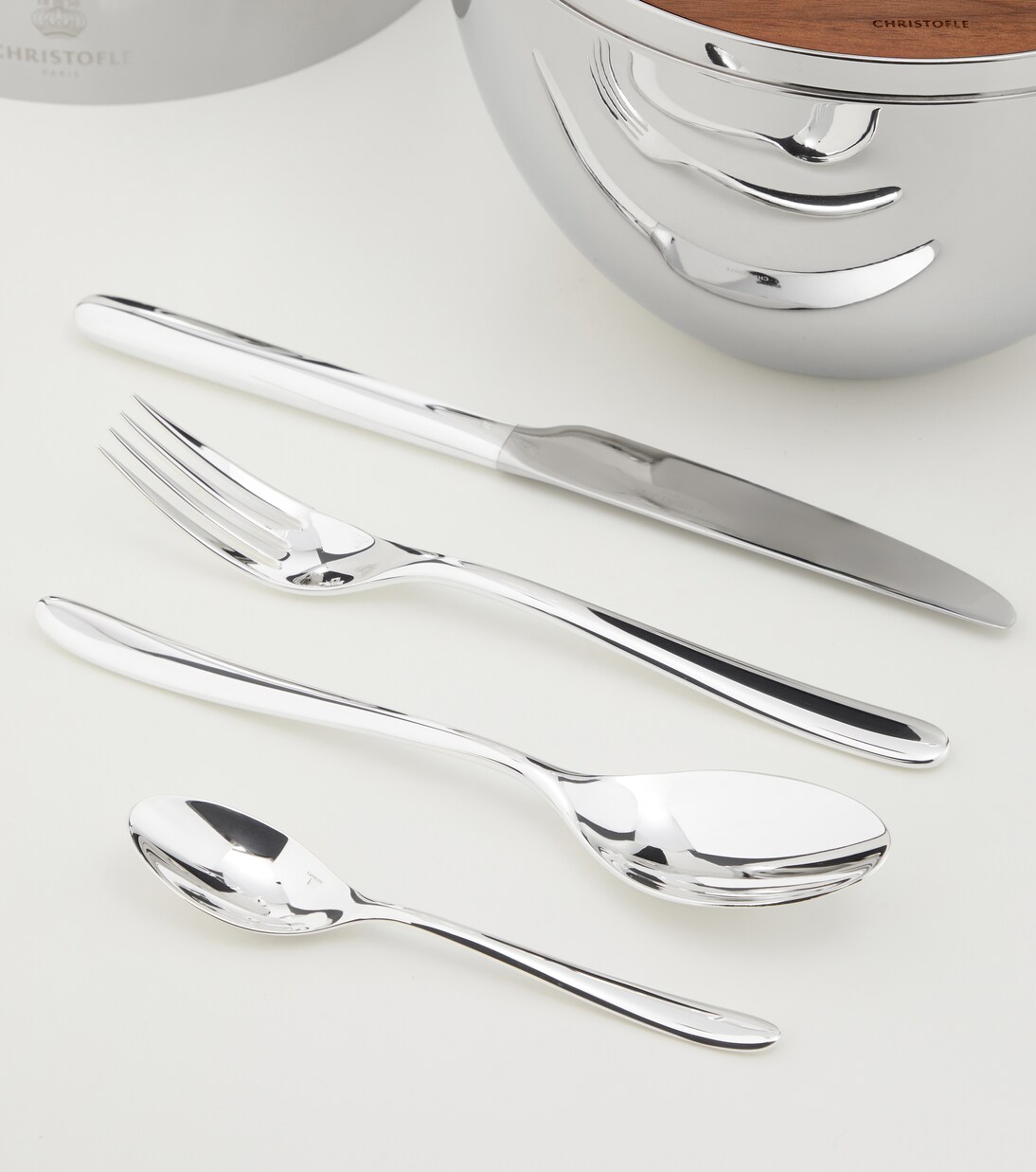 Mood 24-piece silver-plated cutlery set | Christofle