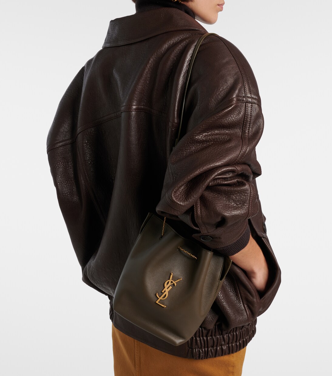 Secchiello Pochon Cassandre in pelle | Saint Laurent