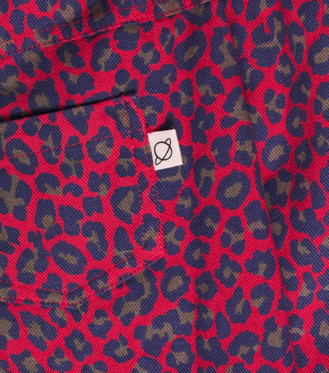 Jupe Lille en coton à motif léopard | Cozmo