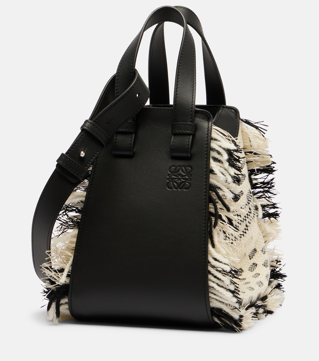 Sac seau Hammock Compact en cuir | Loewe