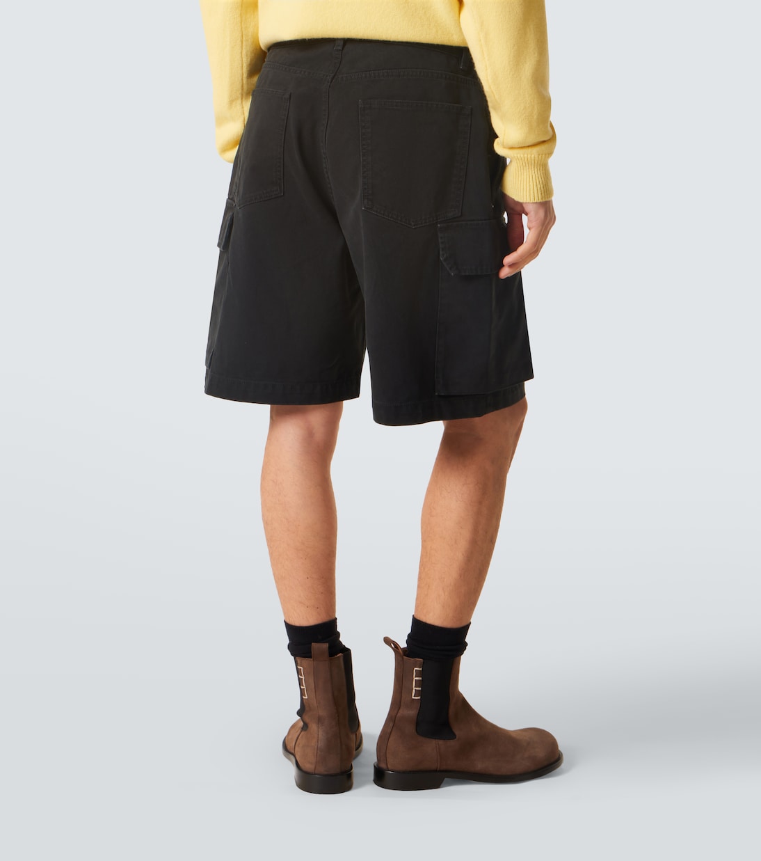 Twisted cotton shorts | JW Anderson