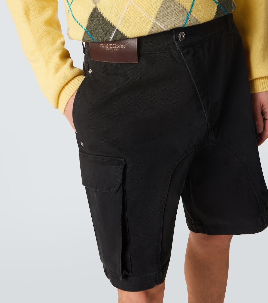 Twisted cotton shorts | JW Anderson