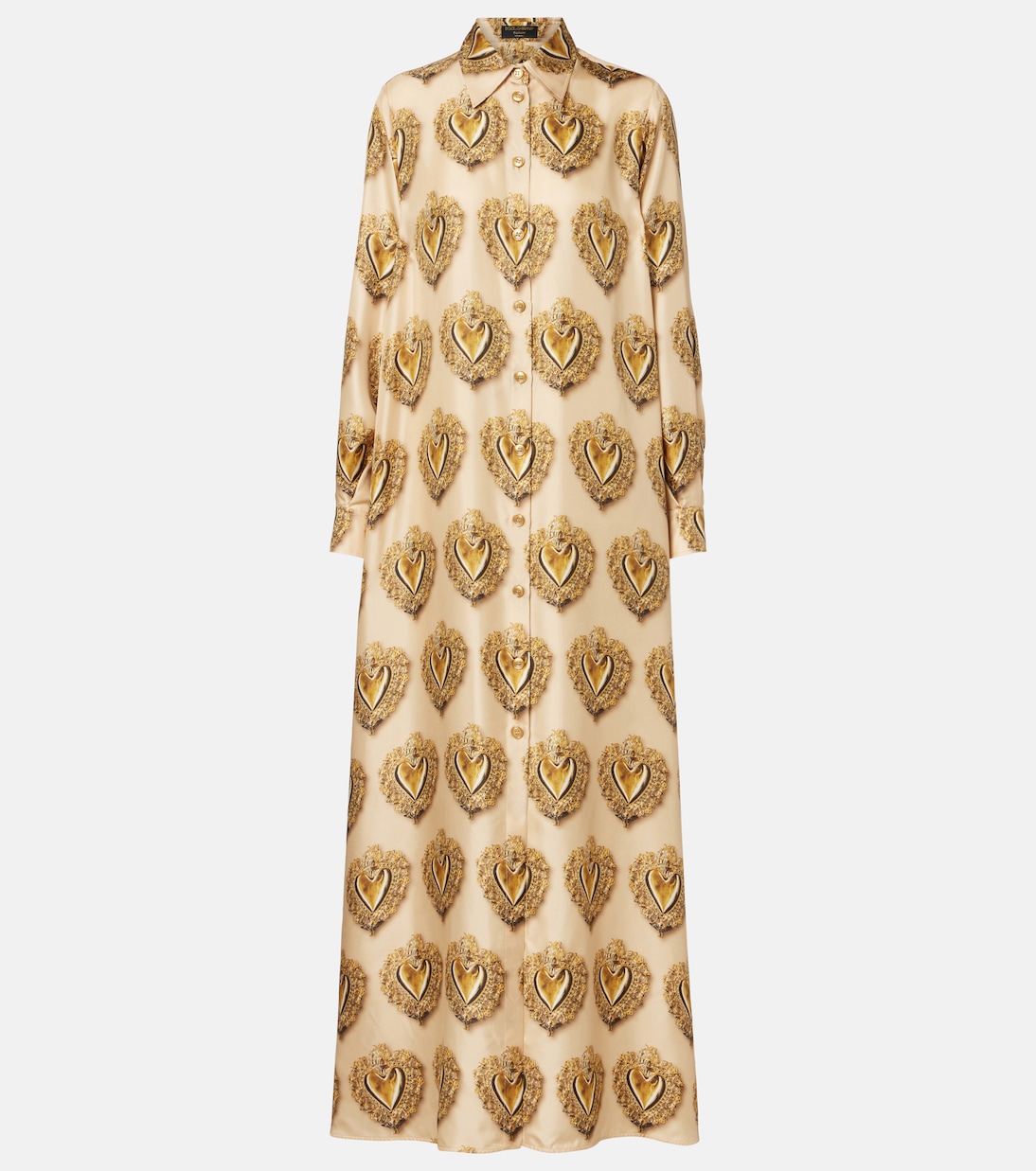 Printed silk shirt dress | Dolce&Gabbana