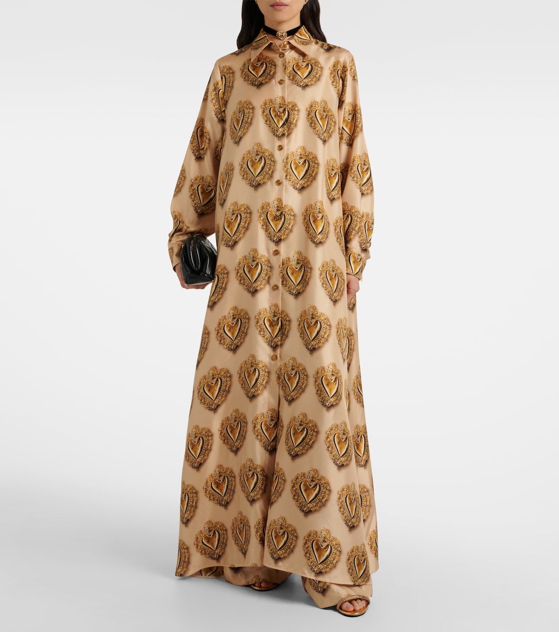 Printed silk shirt dress | Dolce&Gabbana