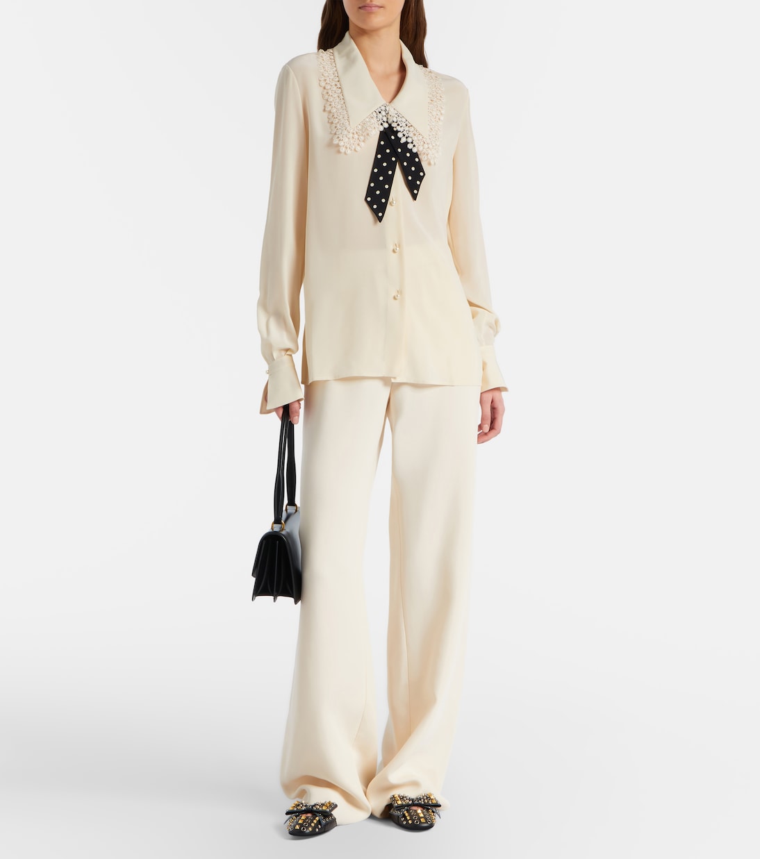 Bluse aus Crêpe de Chine aus Seide | Valentino