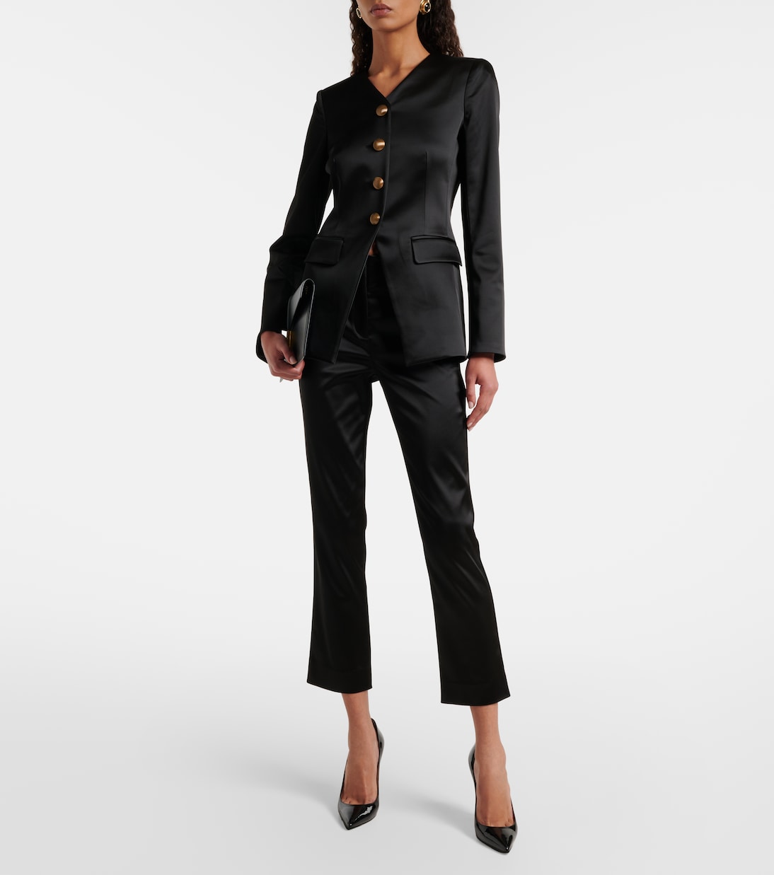 Blazer Cynthia aus Satin | Veronica Beard