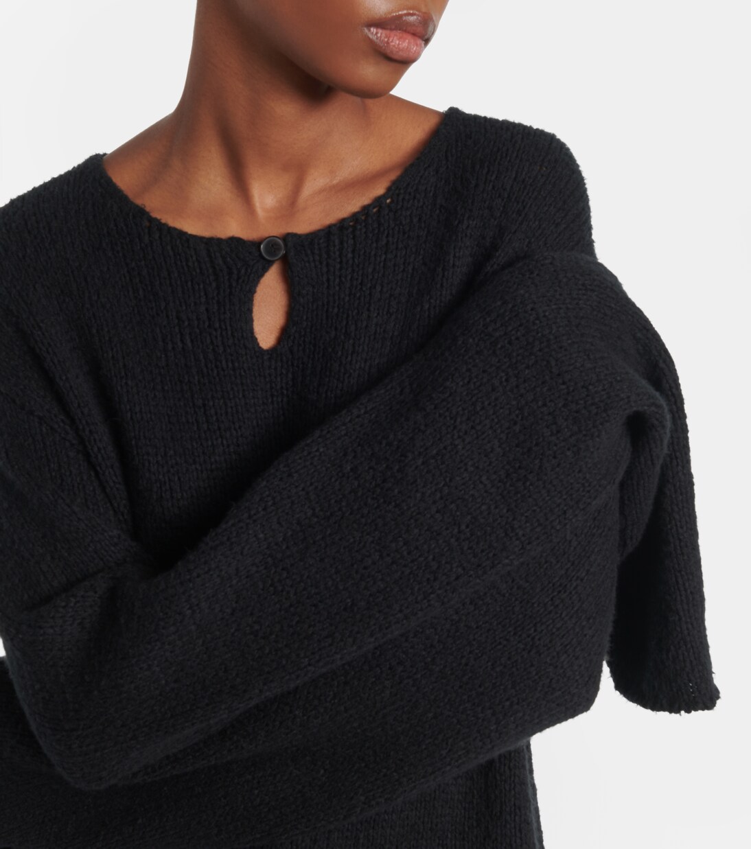 Cotton, silk, and cashmere sweater | Calvin Klein Collection