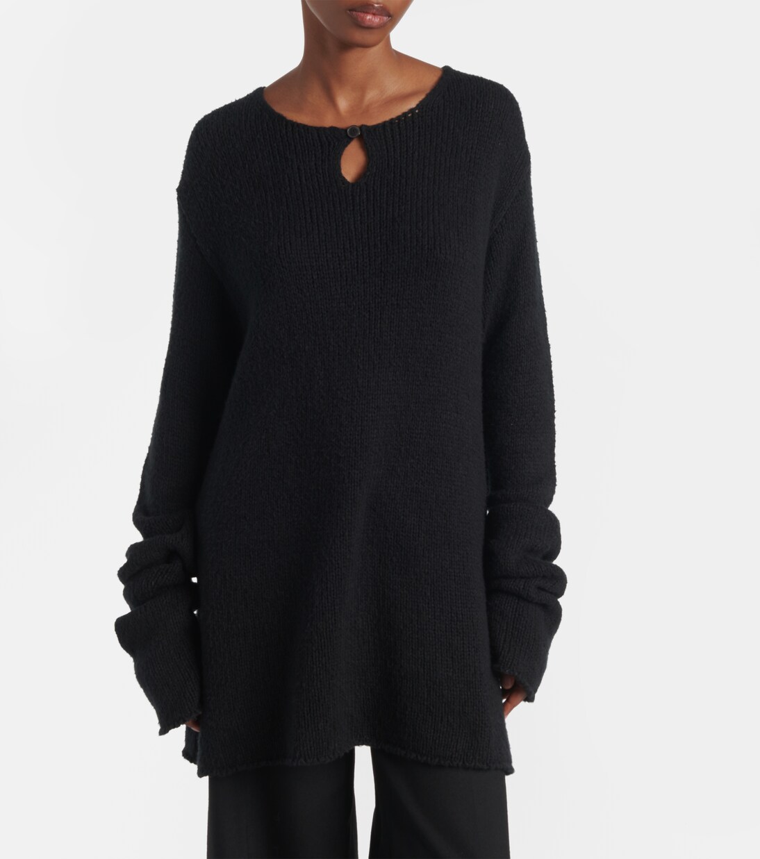 Cotton, silk, and cashmere sweater | Calvin Klein Collection