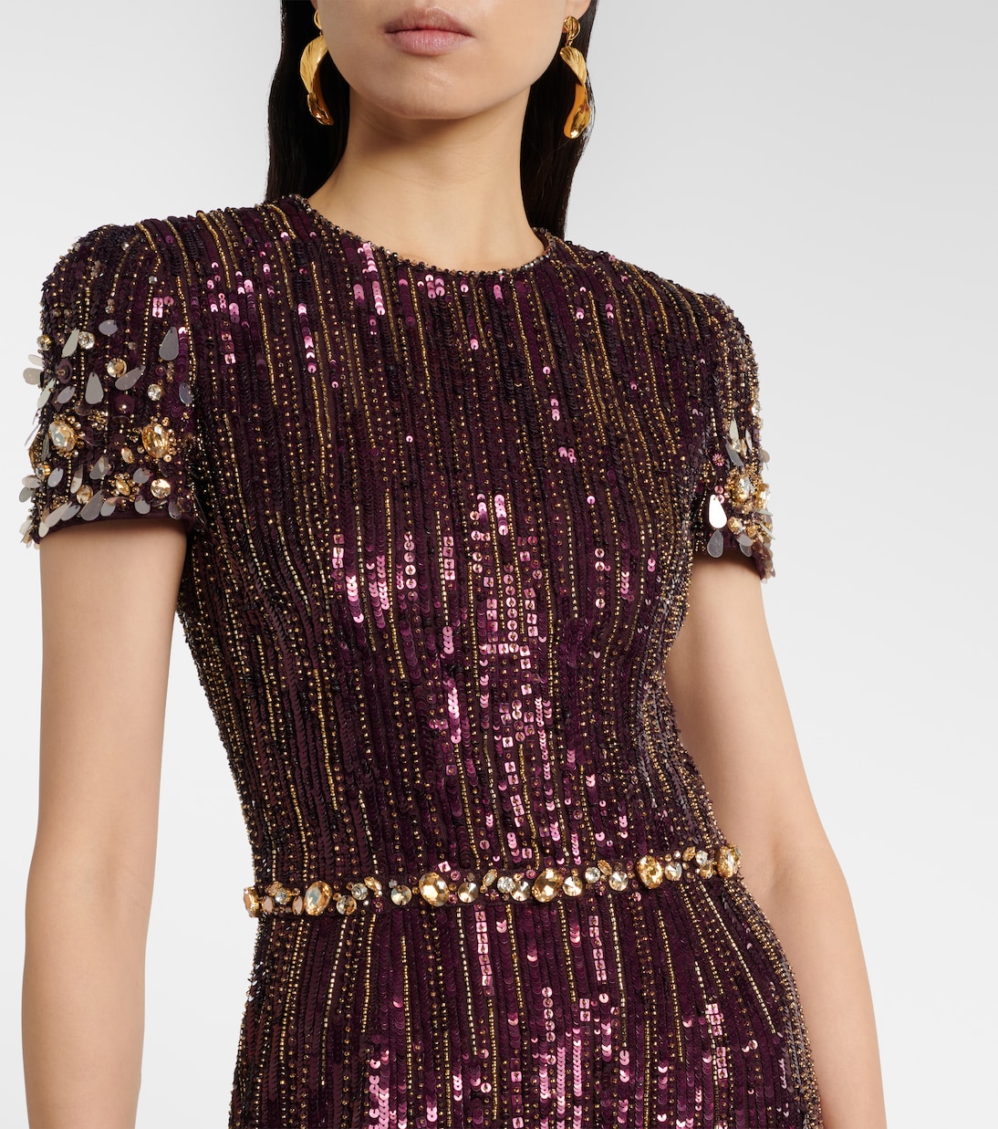 Ninetta sequined gown | Jenny Packham