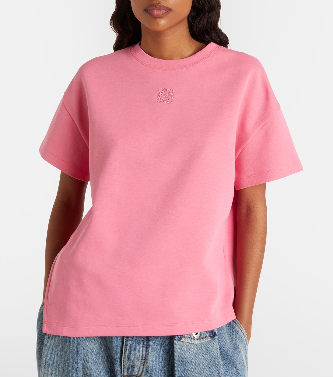 T-shirt Anagram in jersey di misto cotone | Loewe