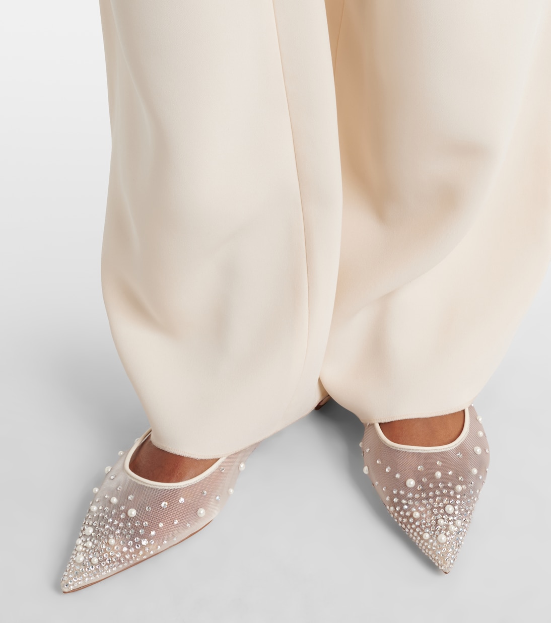 Ballerines Miss Z Degrastrassina Perla | Christian Louboutin