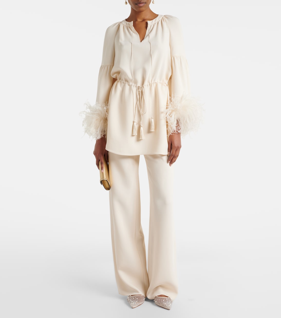 Ballerines Miss Z Degrastrassina Perla | Christian Louboutin