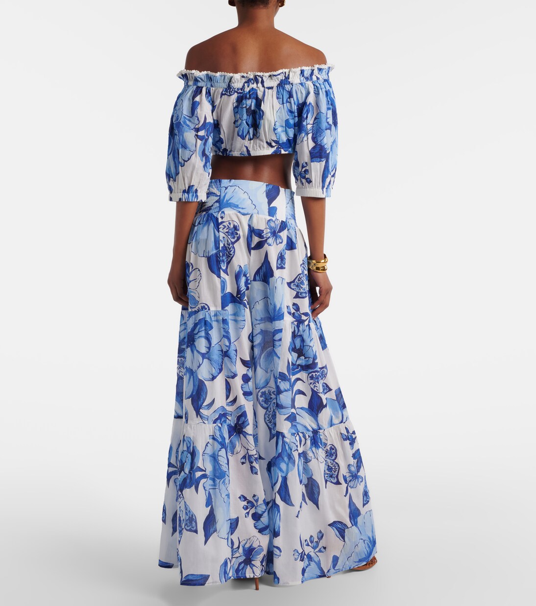 Floral cotton wide-leg pants | Farm Rio