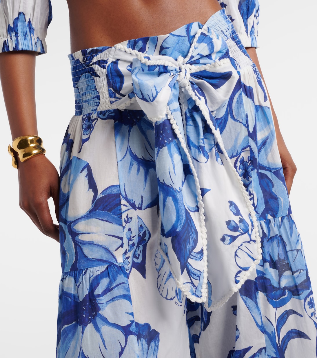 Floral cotton wide-leg pants | Farm Rio