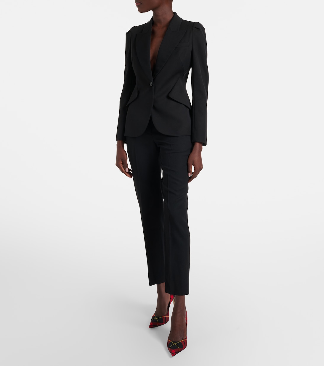 Pantalon droit en laine | McQueen