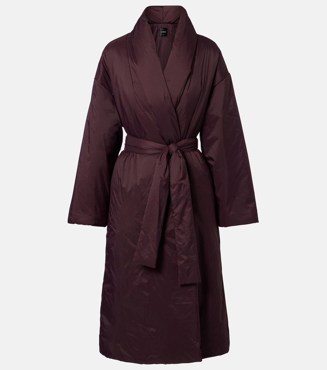 Bo belted taffeta puffer coat | Leset