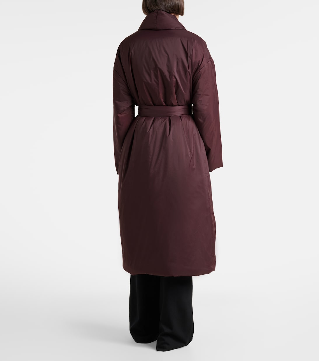 Bo belted taffeta puffer coat | Leset