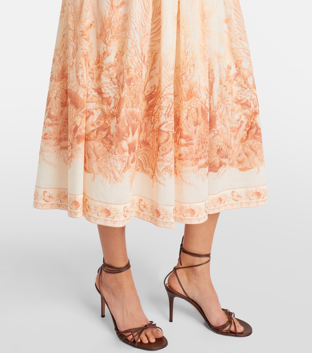 Wanderlust printed cotton midi dress | Zimmermann