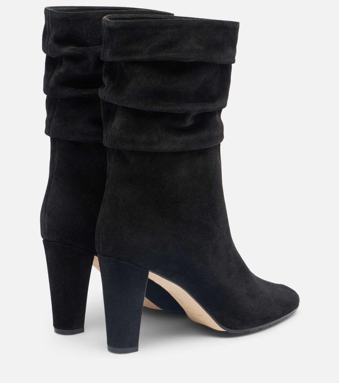 Calasso suede mid-calf boots | Manolo Blahnik
