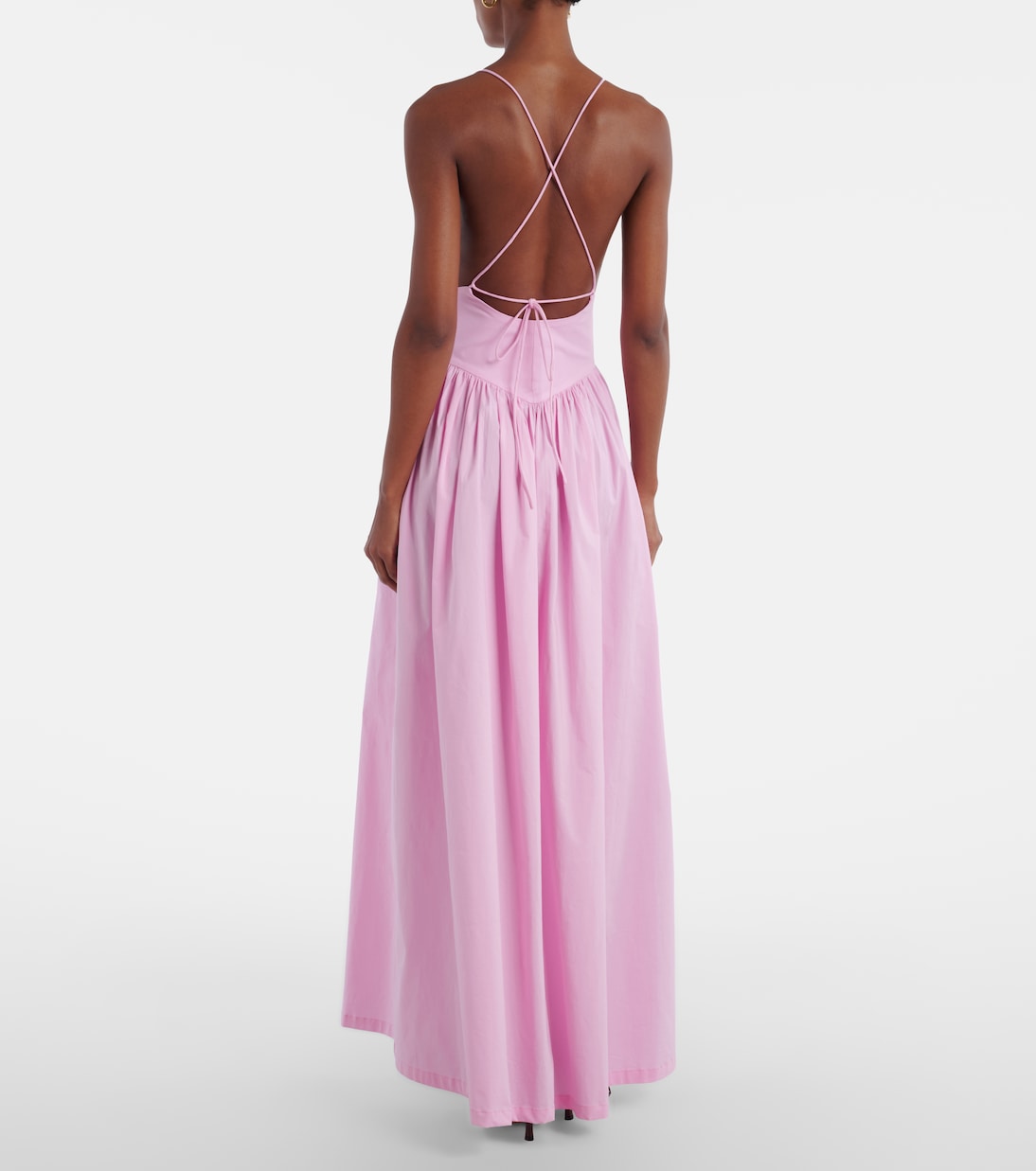 Maxikleid aus Baumwolle | Adriana Degreas