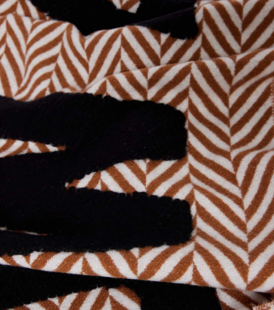 Logo wool and alpaca-blend scarf | JW Anderson