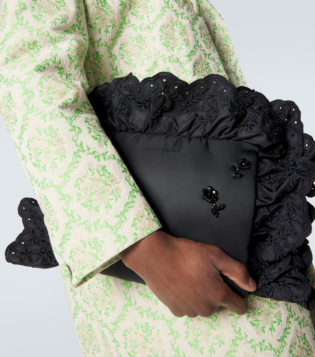 Clutch Pillowcase con cristalli | Simone Rocha