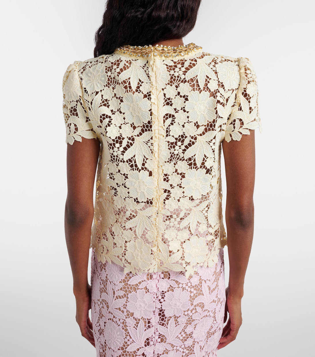 Top en crochet à ornements | Self-Portrait