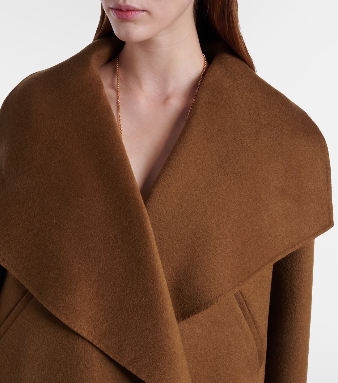 Signature cropped wool doublé jacket | Toteme