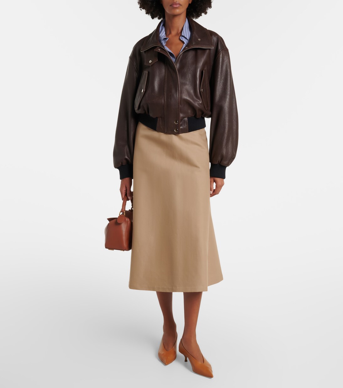 Babouche leather pumps | Le Monde Béryl