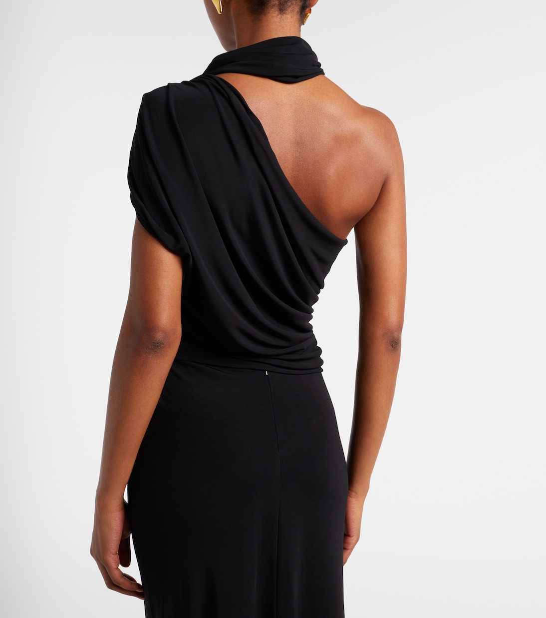 Embellished draped jersey top | Christopher Esber