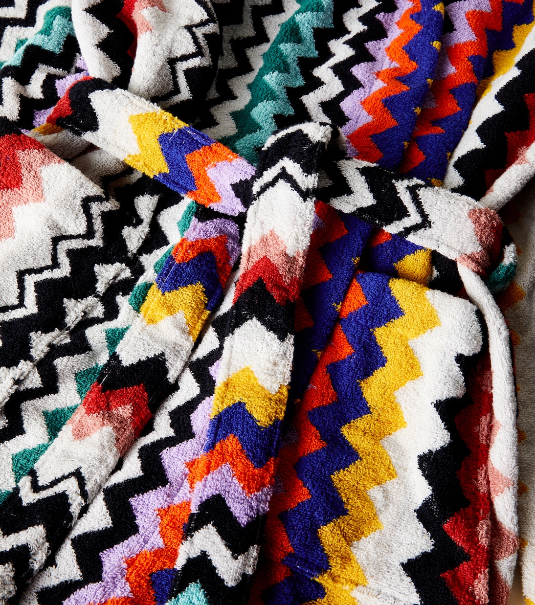 Best Zigzag cotton terry bathrobe | Missoni