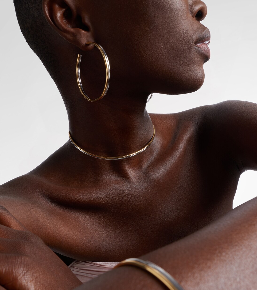 Thread 10kt gold-plated choker | Jennifer Fisher
