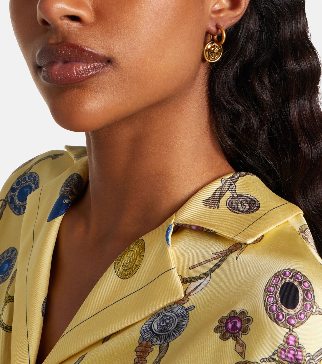 Medusa hoop earrings | Versace
