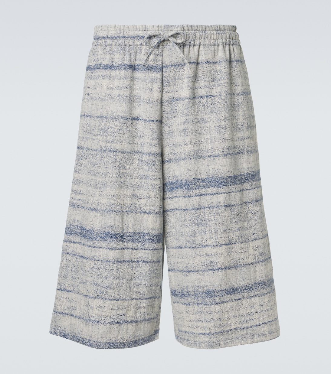 Paula's Ibiza denim jacquard Bermuda shorts | Loewe