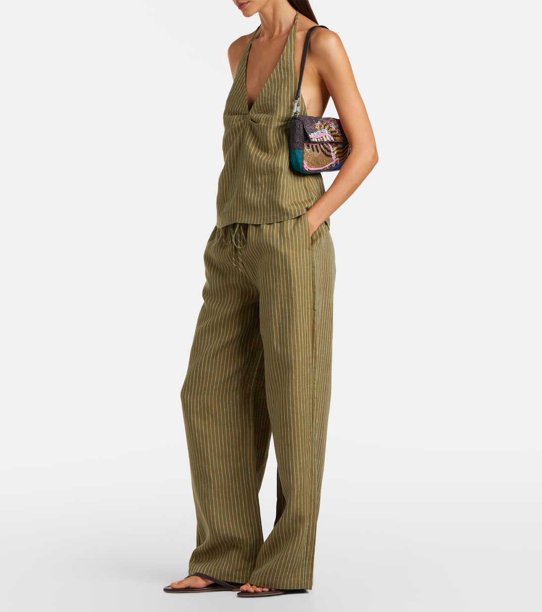Timmy beaded shoulder bag | Staud