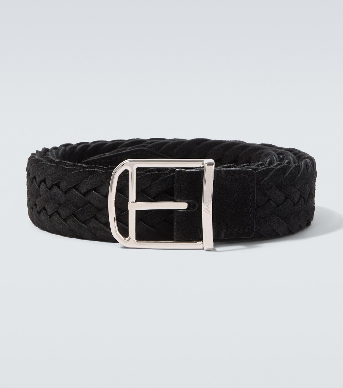 Braided suede belt | Brioni