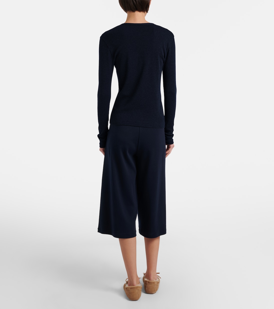 Dusk cotton Bermuda pants | The Row