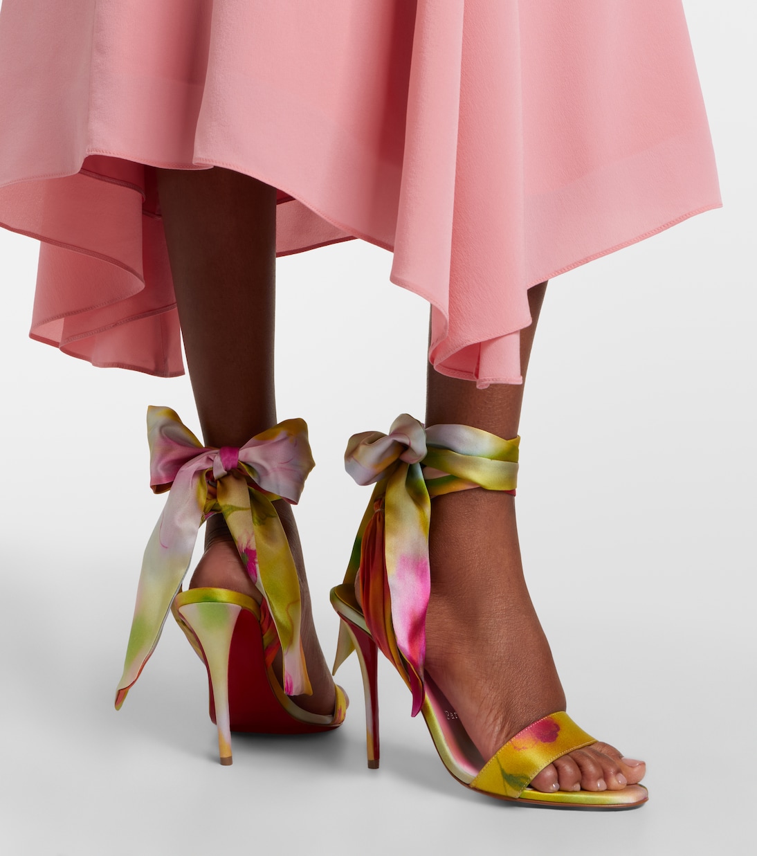 Miss Z Sandal Du Désert satin sandals | Christian Louboutin