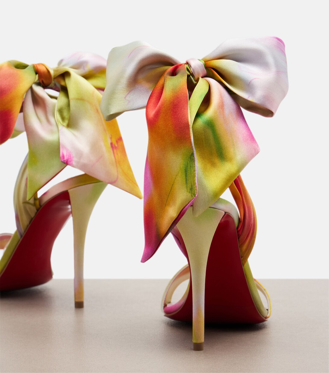 Miss Z Sandal Du Désert satin sandals | Christian Louboutin