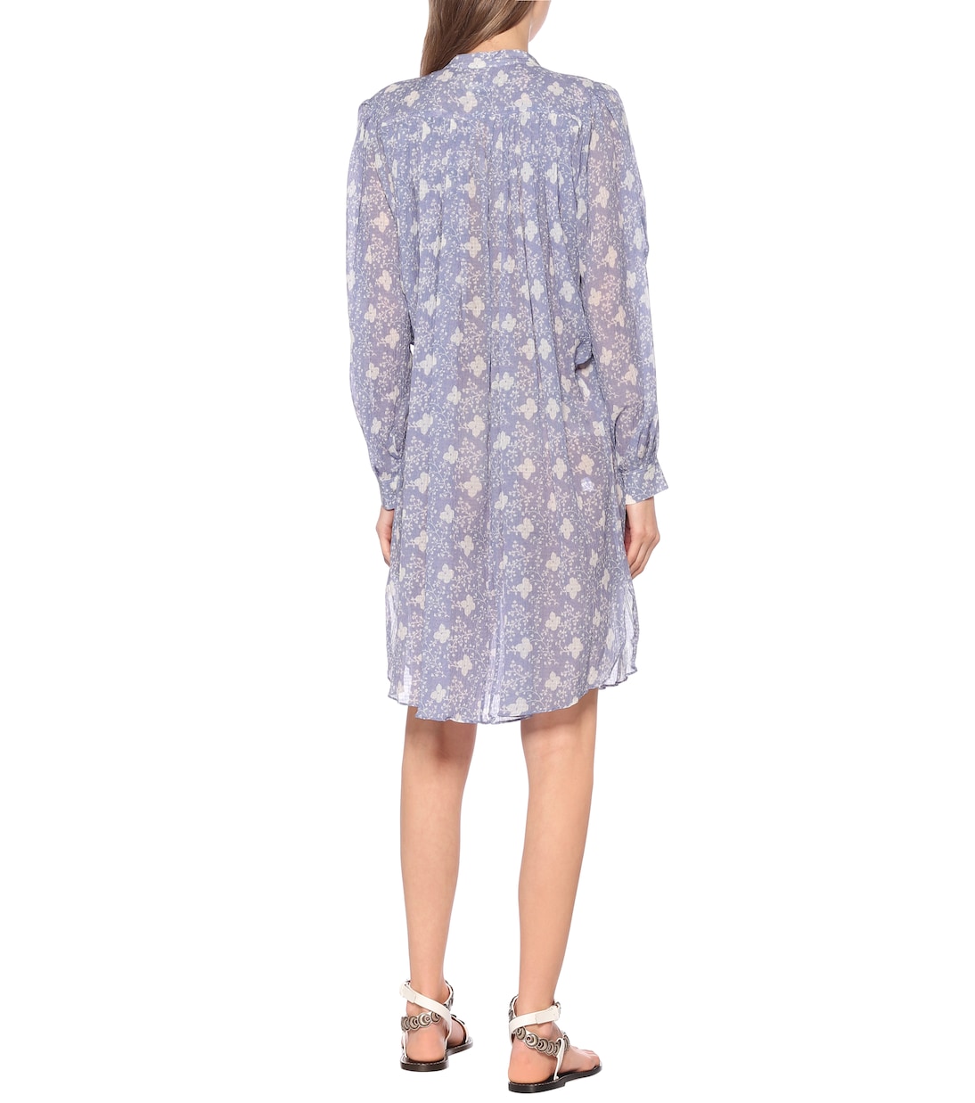 Robe chemise Erika imprimée en coton et soie | Isabel Marant