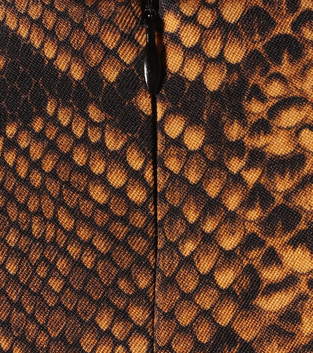 Robe midi en laine à motif serpent | Dries Van Noten