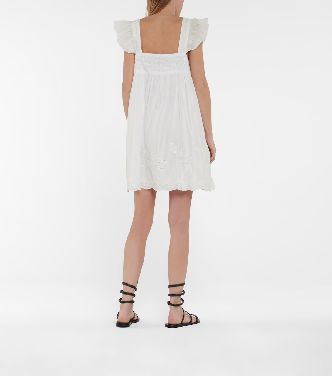 Verziertes Minikleid aus Baumwolle | Juliet Dunn