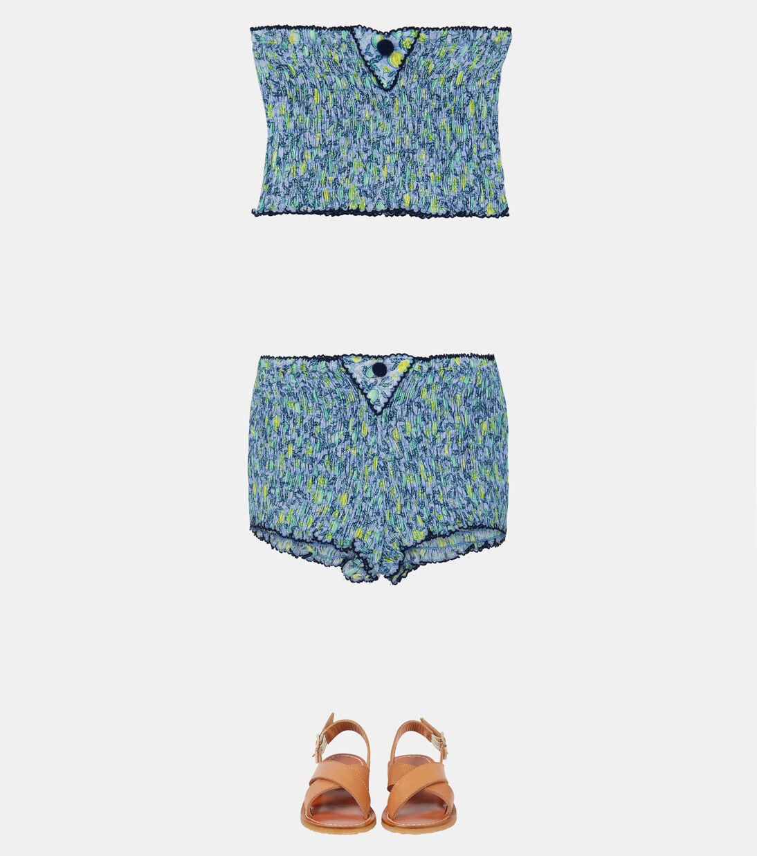 Printed shorts | Poupette St Barth Kids