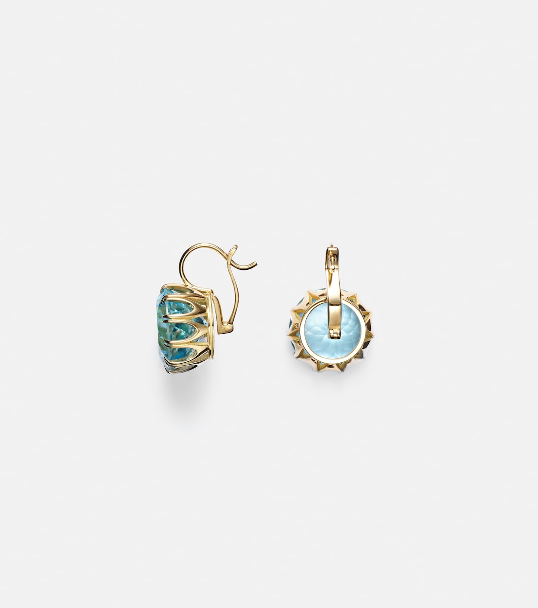 Boucles d'oreilles en or 18 ct et topaze | Ileana Makri
